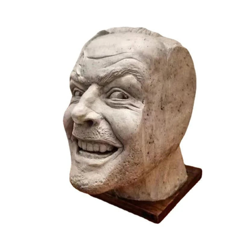 Halloween Johnny's Book Stall Decorations Home Courtyard Face Simulation