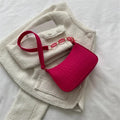 Retro Small Square Shoulder Bag for Autumn 2024 - Casual Handheld Underarm Crossbody