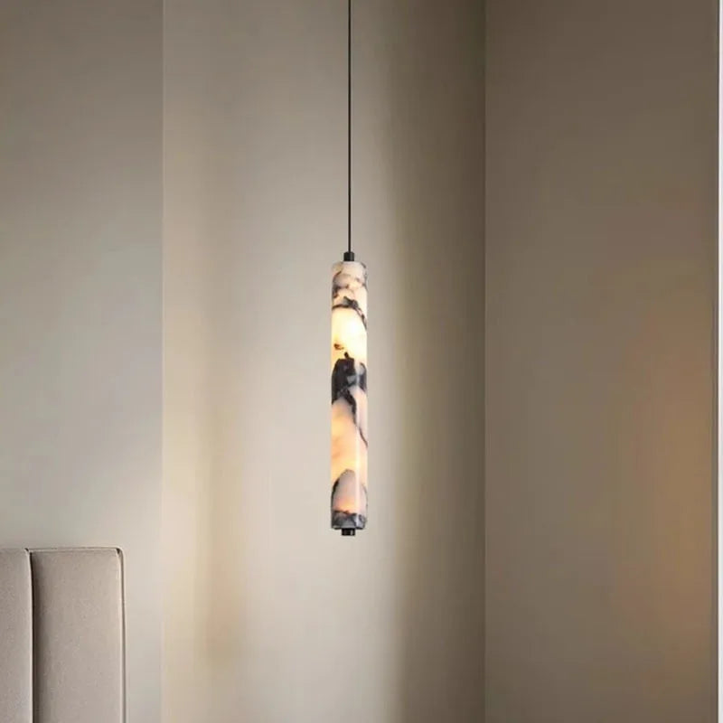 Modern French Marble Pendant Light Chandelier for Bedroom Living Room Office