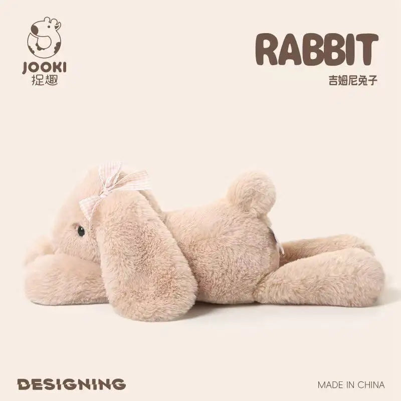 35cm Plush Shy Rabbit Doll - Cute Cartoon Anime Stuffed Toy for Kids & Teens