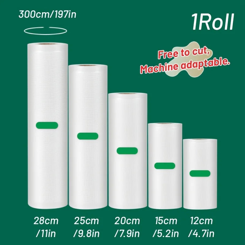 3M Vacuum Seal Bags Roll - Durable BPA-Free Tear-Resistant Food Storage
