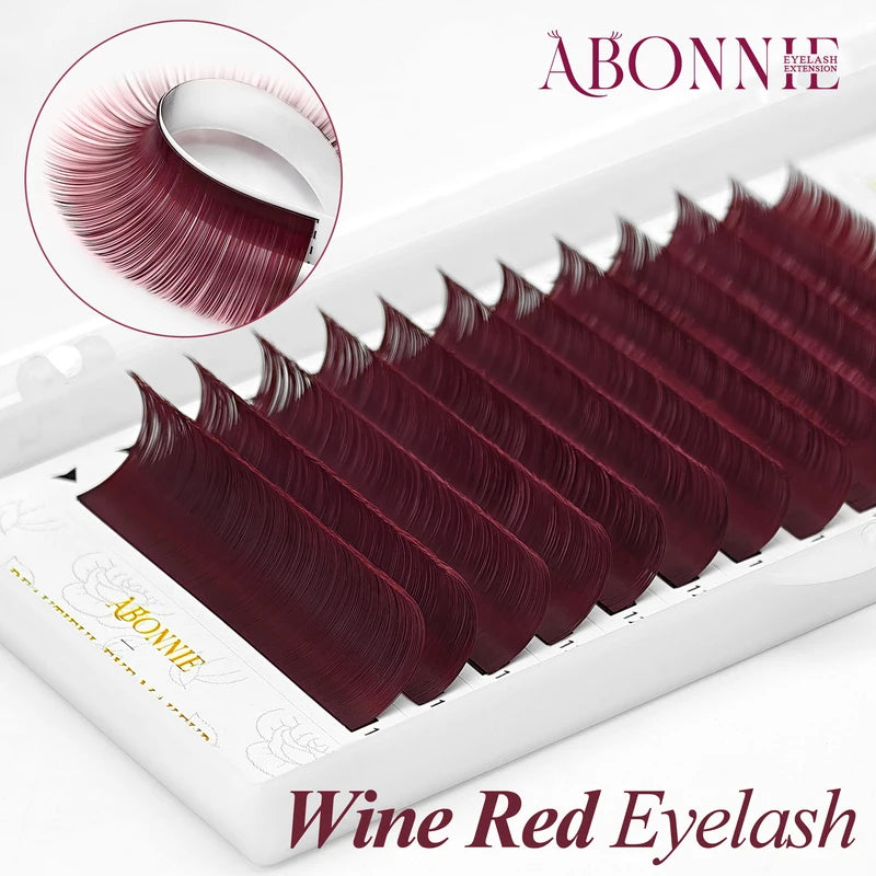 Colorful Eyelash Extensions - Premium Cashmere Mink False Lashes for Eye Makeup