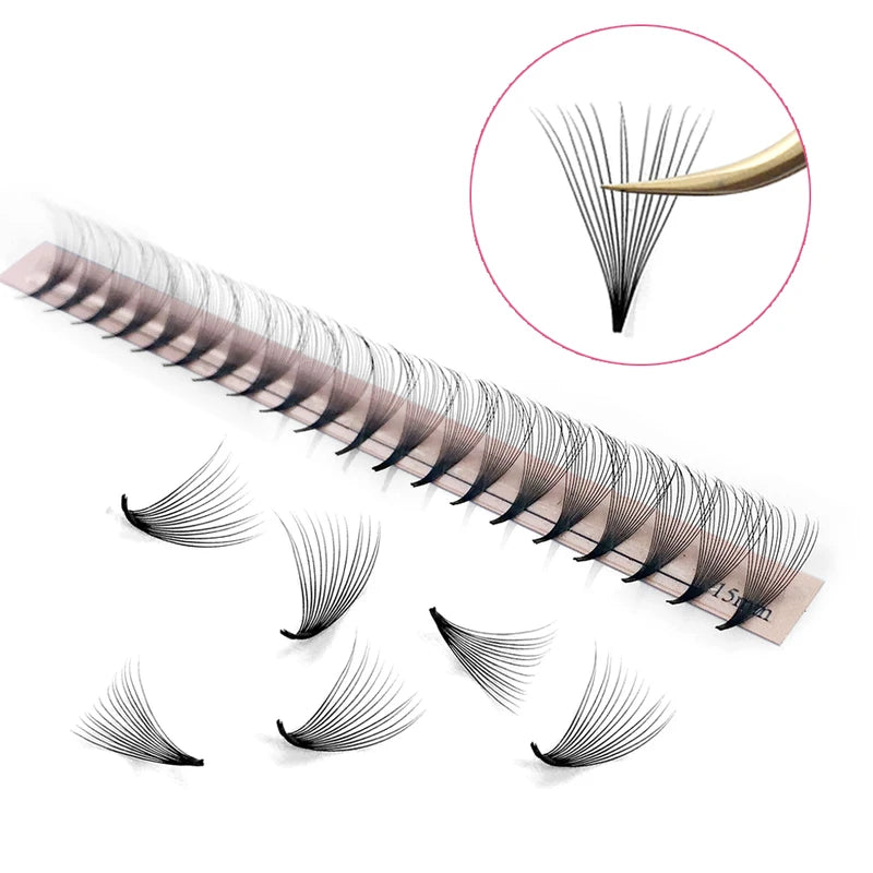 Premade Volume Lash Extensions 4D-20D Faux Mink Individual Fans for Eyelash Extension