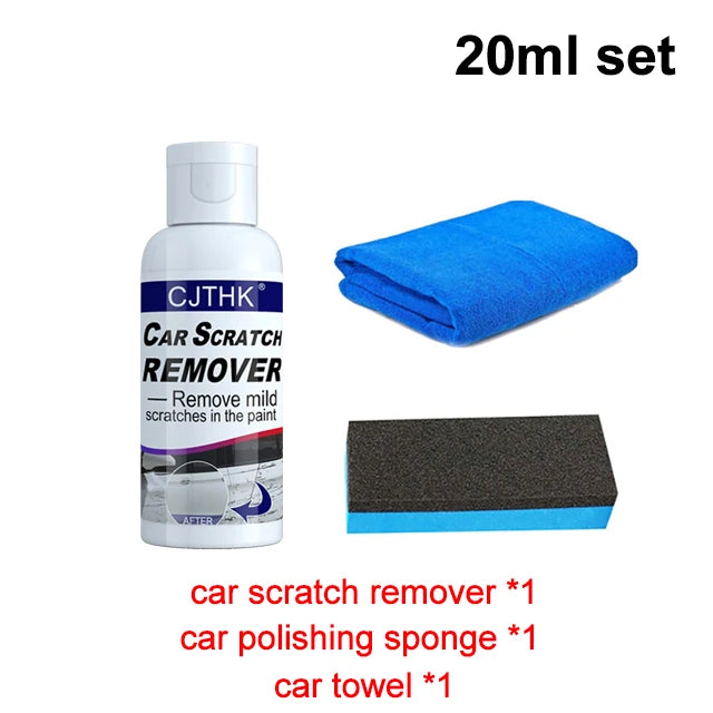 Car Scratch Remover Kit - Auto Paint Repair and Polishing Tool for Mild Scratches