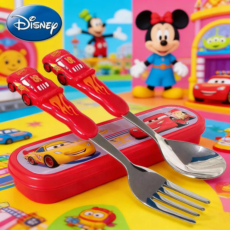Kids Stainless Steel Cutlery Set with 3D Gift Box for Children - Halloween Christmas Birthday Gift