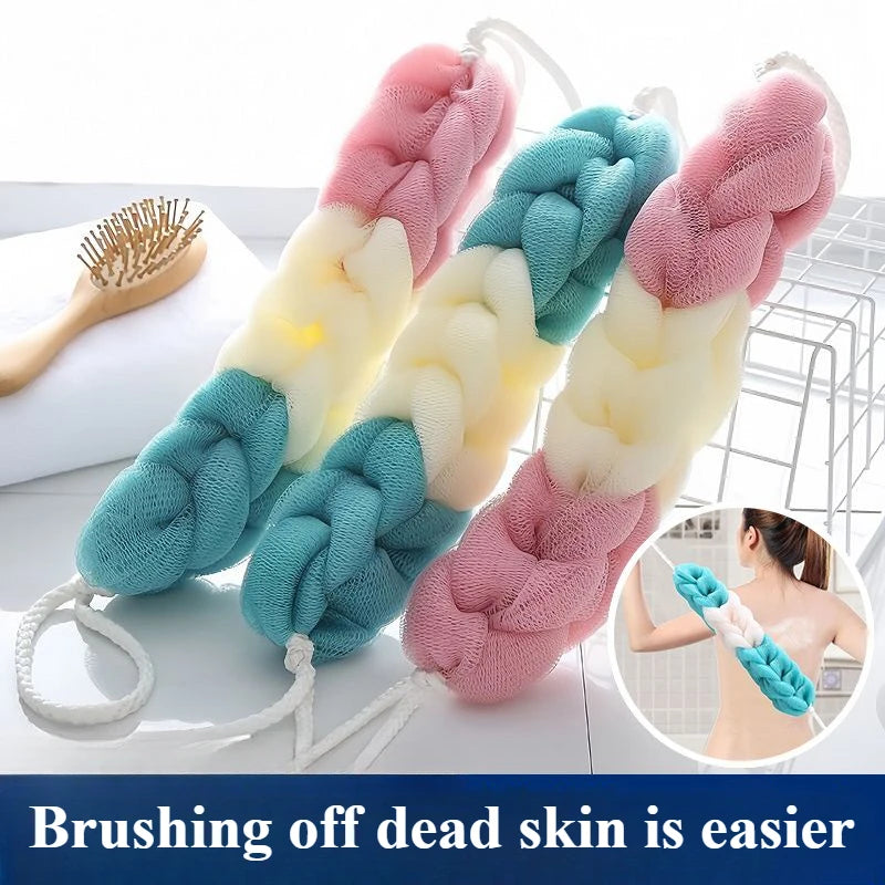 Soft Shower Mesh Foam Body Scrubber Exfoliating Back Brush Bath Sponge