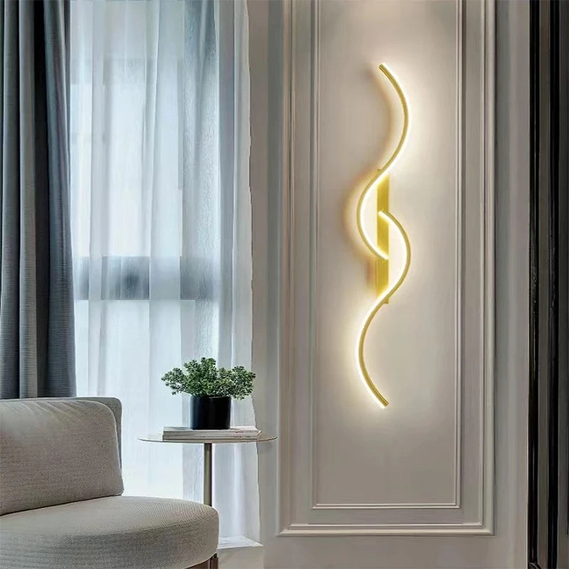 Modern LED Wall Lamp - Minimalist Indoor Wall Sconce for Bedroom & Living Room