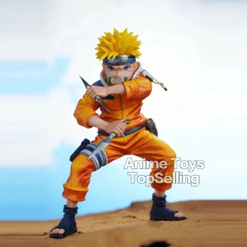 18cm Naruto Uzumaki PVC Action Figure - Anime Collectible Toy for Fans