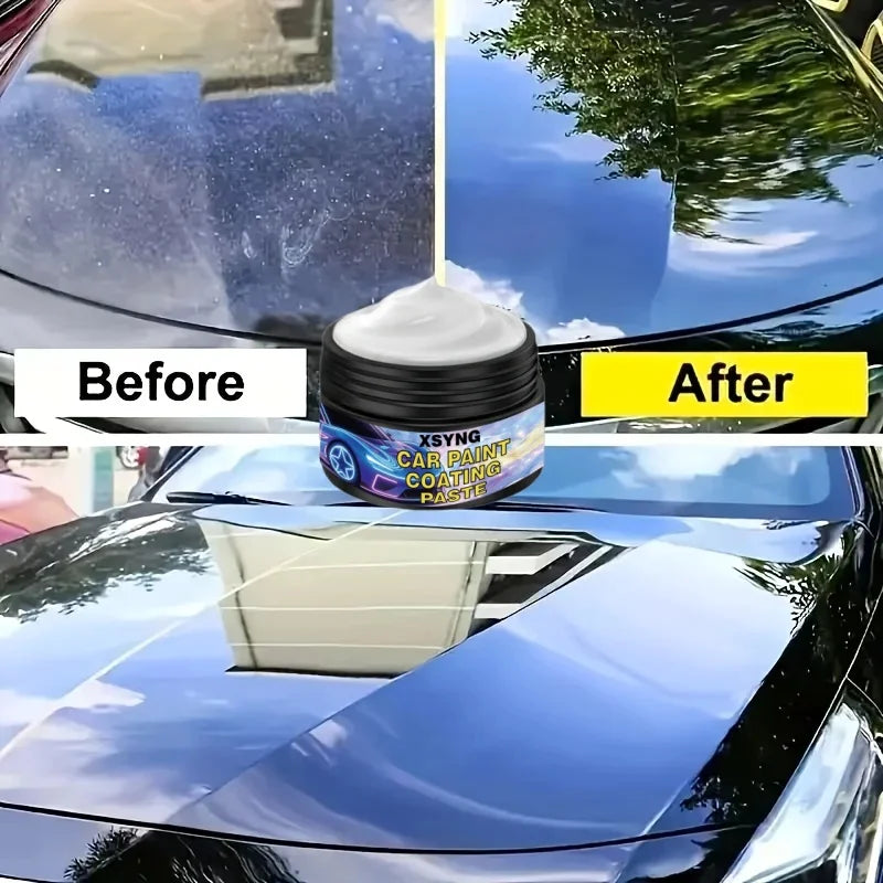 Car Wax Kit for Scratch Removal & Paint Protection - Gloss & Hydrophobic Coating