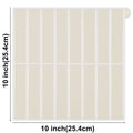 10 Sheets Peel and Stick 3D Waterproof Wall Tiles for Interior Decoration