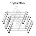 Heavy Duty Metal Trousers Clips Hangers for Jeans Skirts Pants Wardrobe Organizer