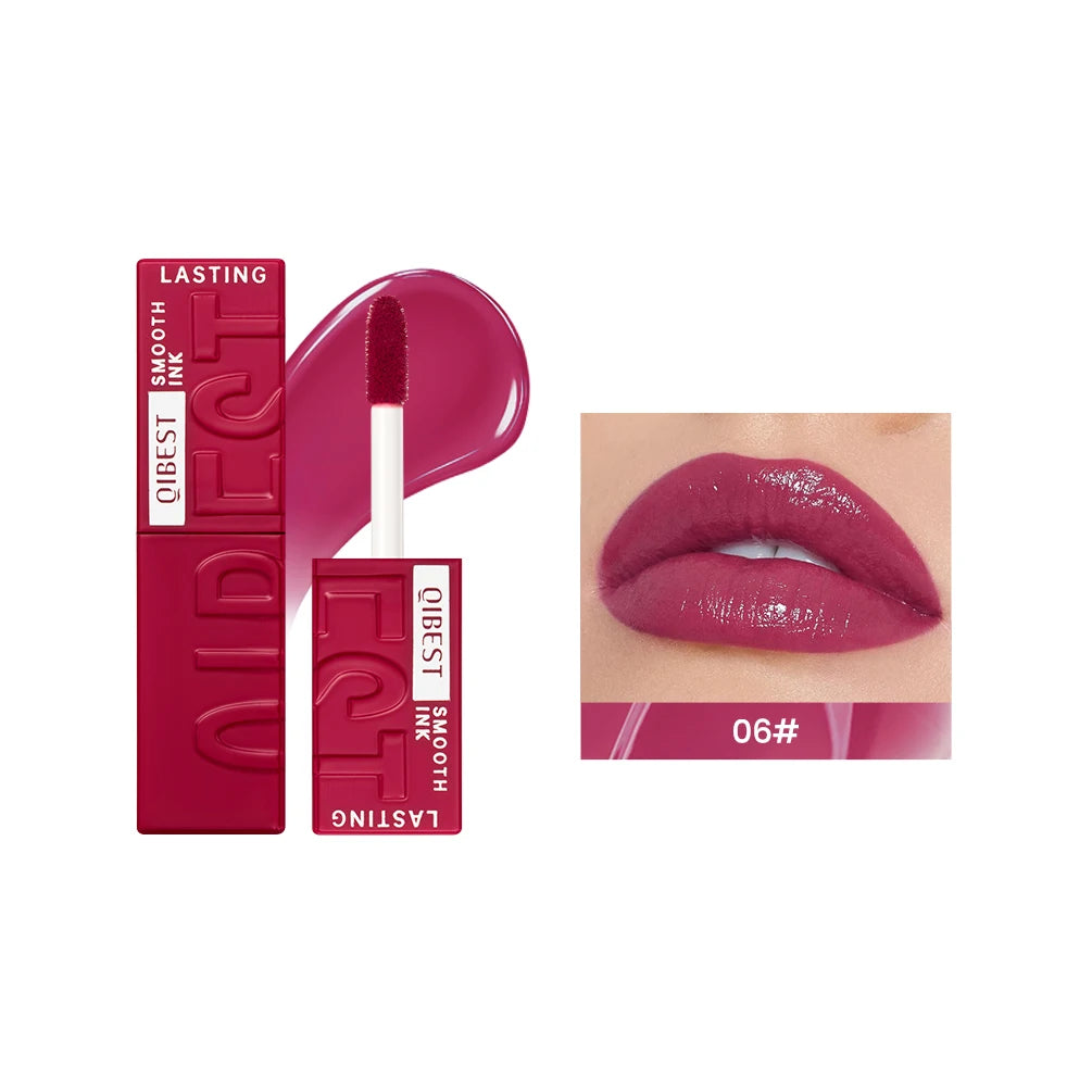 Watery Lip Glaze Lipstick - Moisturizing Glossy Lip Tint with Long-Lasting Color