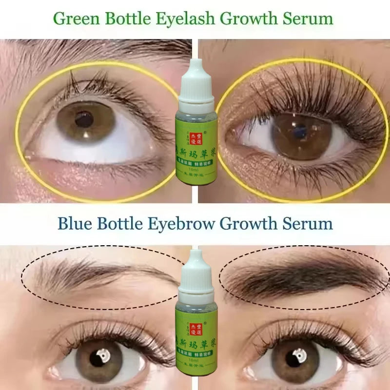 Eyebrow & Eyelash Growth Serum for Fuller Thicker Hair - Natural Nourishing Treatment