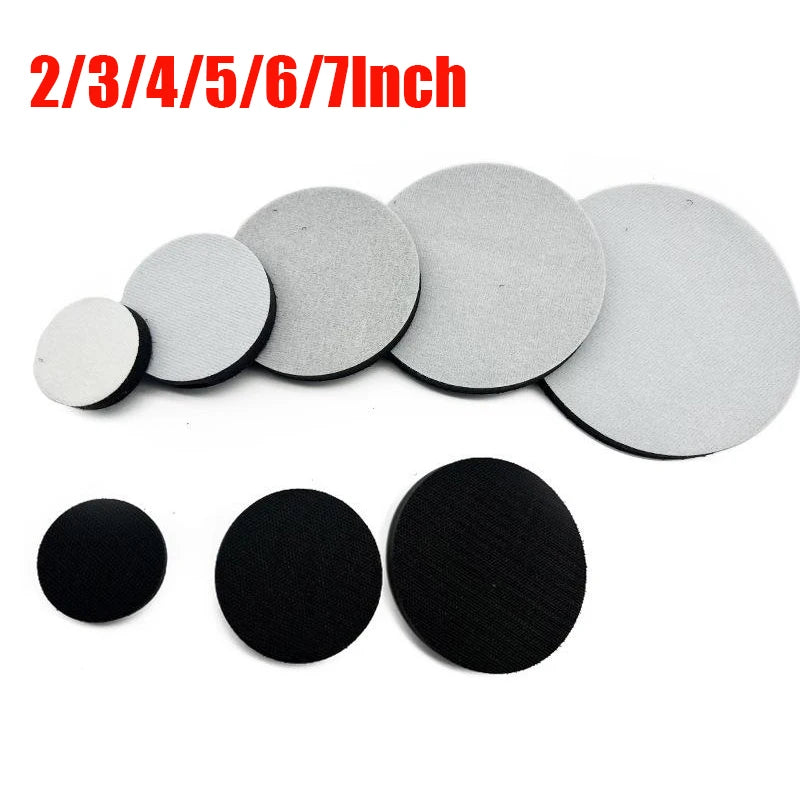 Sanding Pad Buffering Cushion 2-7 Inch Hook and Loop Abrasive Pad Set