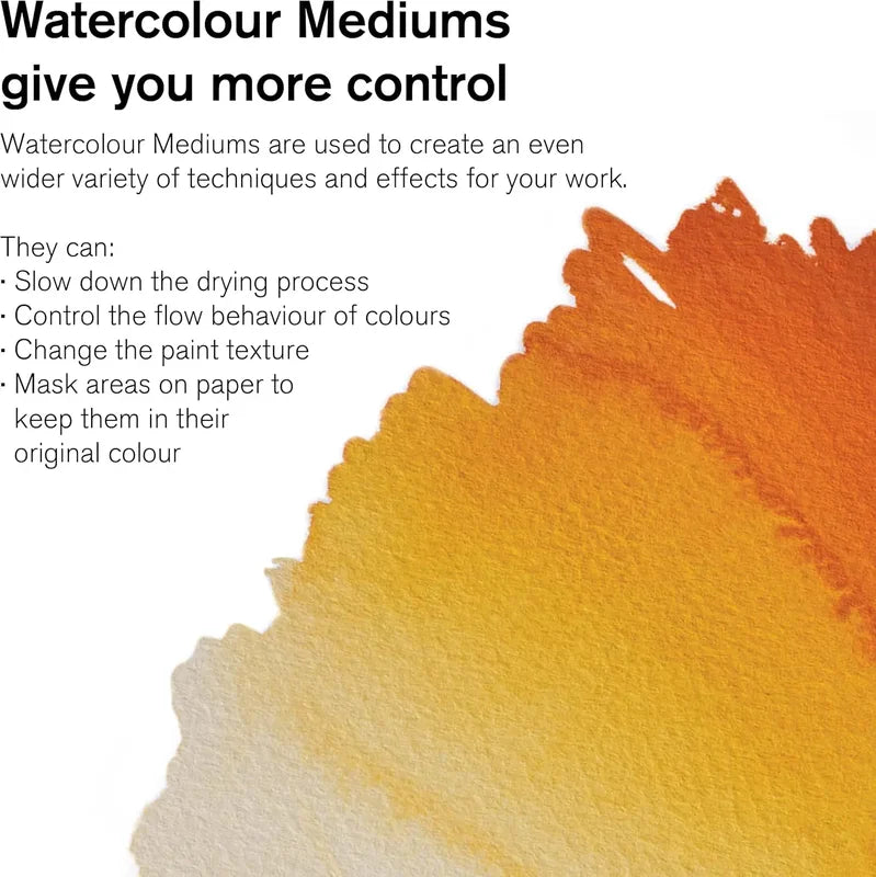 Watercolor Medium Set with Masking Fluid & Granulation Medium - 75ml Art Supplies