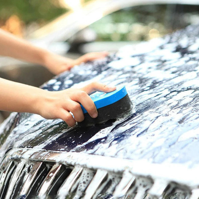 2PCS Car Wash Sponge Foam Polishing Pads for Auto Detailing & Waxing