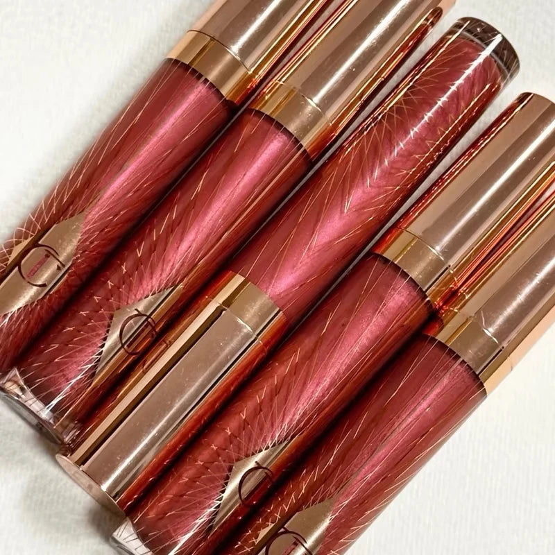 Liquid Radiant Foundation & Lip Gloss Set - Dewy Finish, Long-Lasting, Non-Sticky