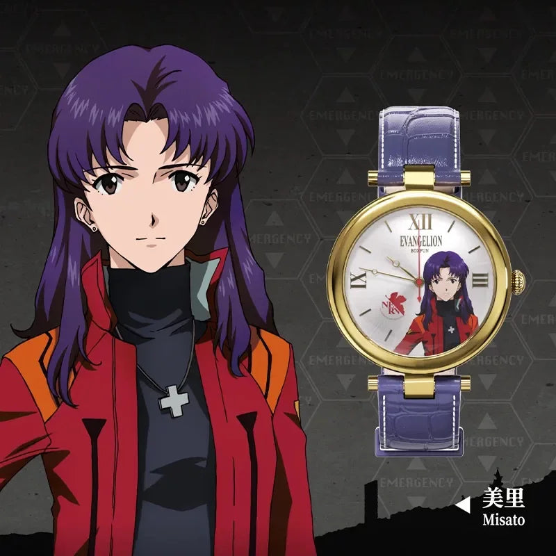 Anime EVA Watch Box - Asuka Ayanami Rei Unit 1 Timepiece Gift Collection