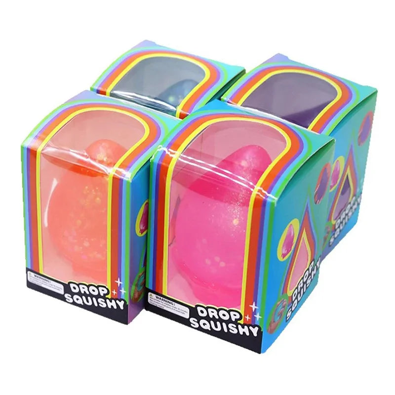 Relaxation Water Drop Pinch Ornament - Slow Rebound Office Decor Set