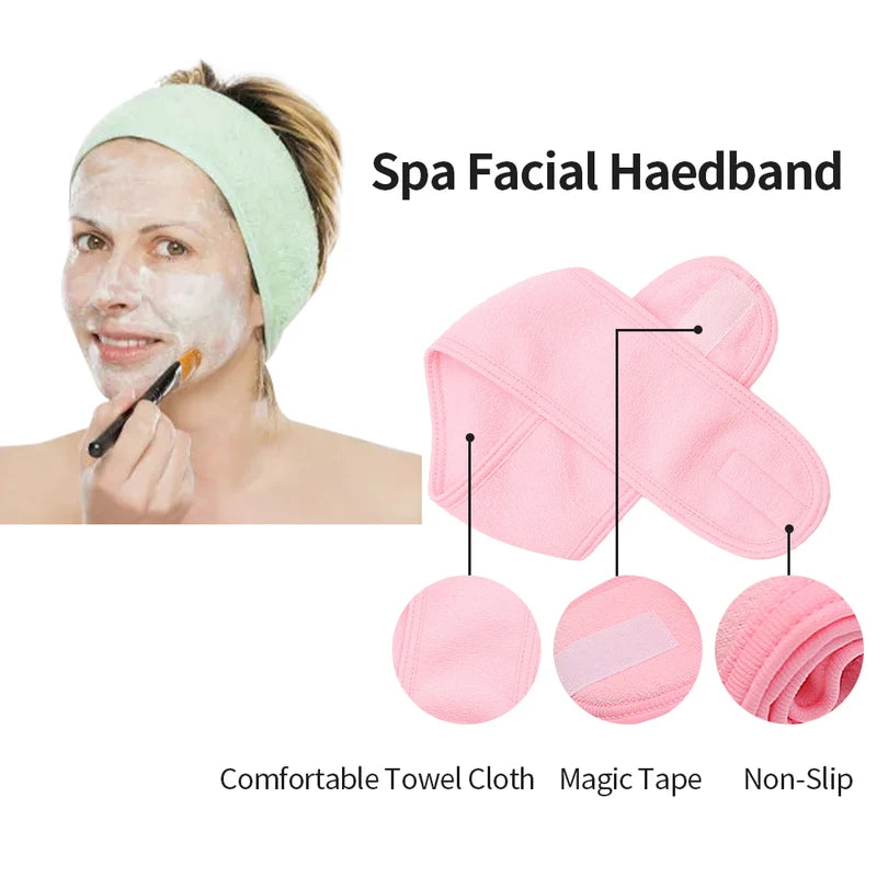 Eyelash Extension Headband Makeup Face Wash Spa Facial Accessory Adjustable