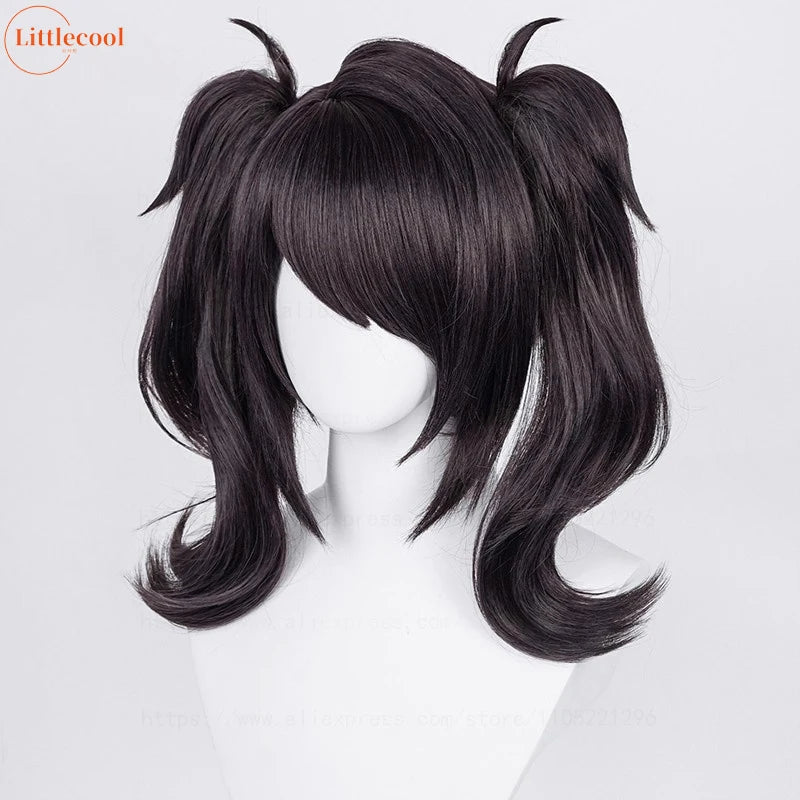 Anime Cosplay Wig with Clip Ponytails - Heat Resistant Synthetic Hair for Ame-chan & Game Characters