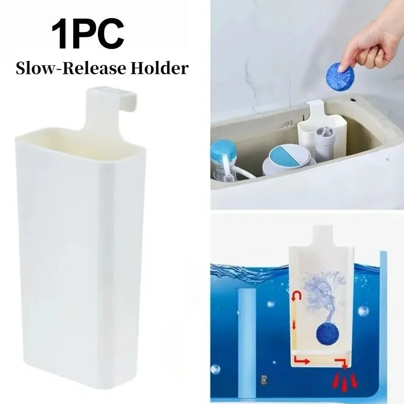 Toilet Bowl Cleaner Buffer Box - Slow-Release Dispenser for Toilet Tanks