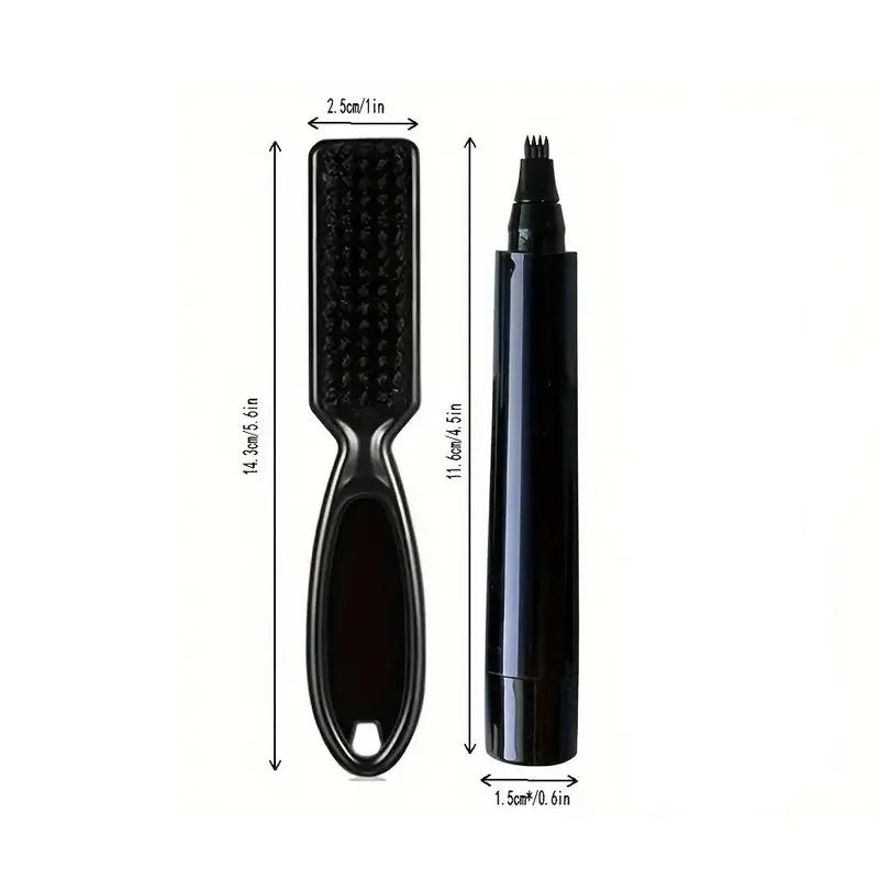 Beard Filling Pen Kit for Thickening & Coloring - Waterproof Men Cosmetic