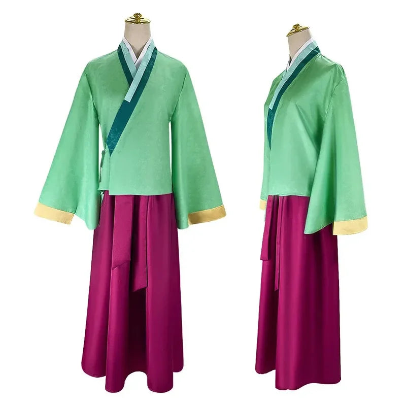 Anime Apothecary Diaries Cosplay Costume and Wig Set for Halloween & Events