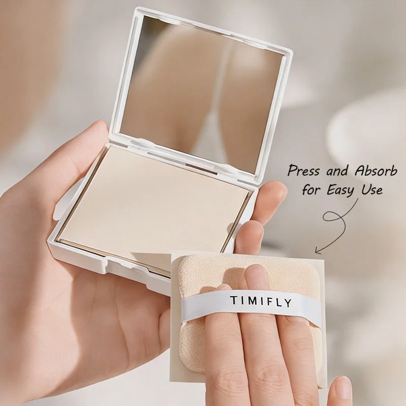100 Sheets Oil Blotting Paper for Face Oil Control Refillable Facial Tissues