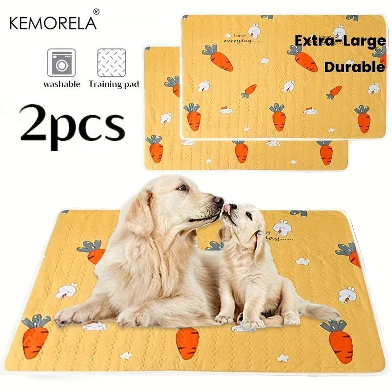 Washable Reusable Pet Urine Pads for Cats and Dogs - Floor Mats, Dog Cages & Garden Use