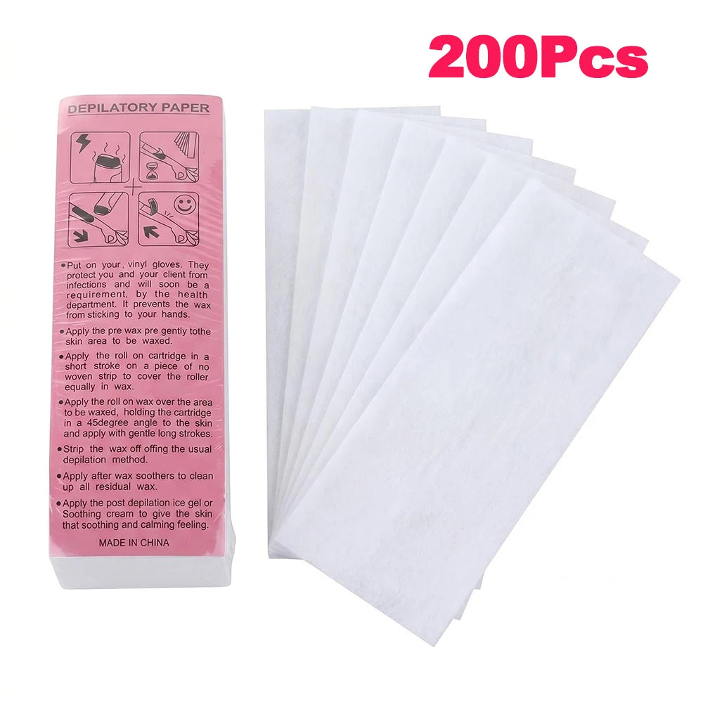 Waxing Strips Nonwoven Body Hair Removal Paper Rolls - High Quality, Multiple Colors