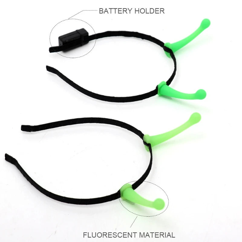Halloween Alien Antenna Headband with LED Glow for Cosplay & Parties