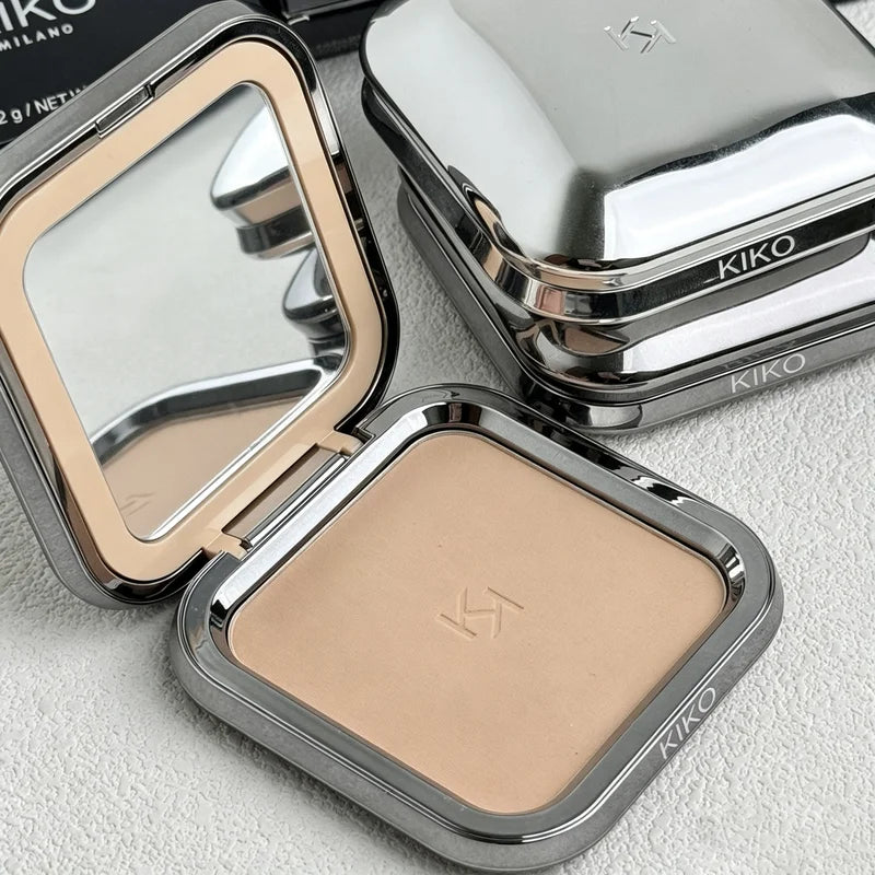 Makeup Palette with 3D Lip Gloss, Pressed Powder & Eyeshadow - Double Headed Lipstick