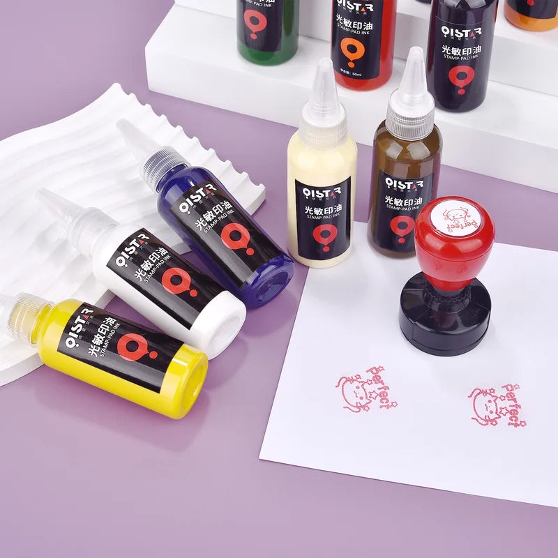 50ml Waterproof Photosensitive Ink for Textile Printing - Multiple Colors