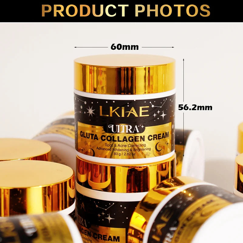 Ultra Glutathione Collagen Whitening Face Cream for Brightening & Spot Correction - 80g