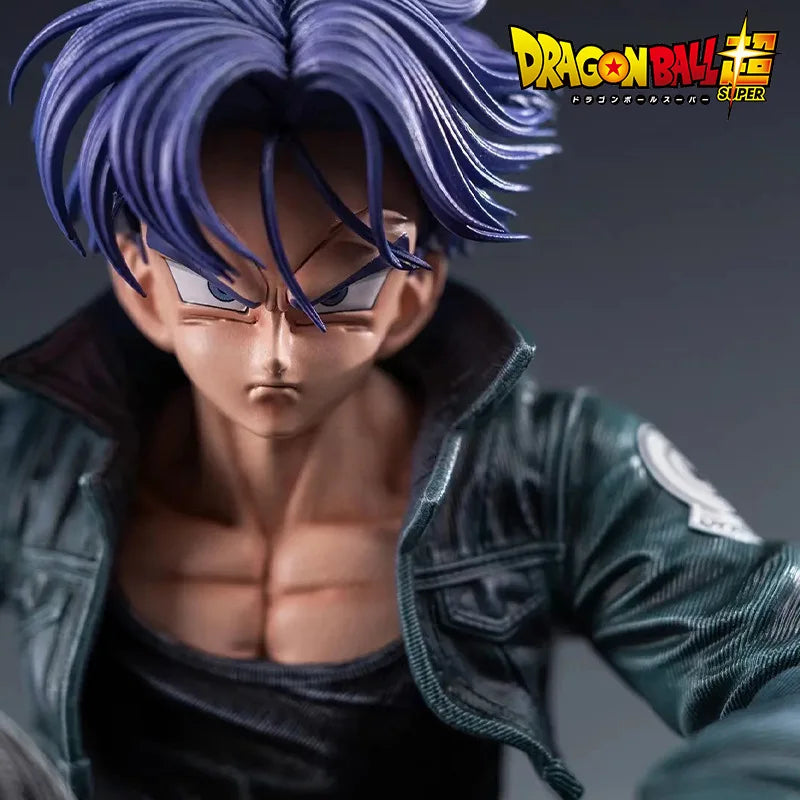 Dragon Ball Trunks Action Figure - Super Saiyan Sitting PVC Model 10cm