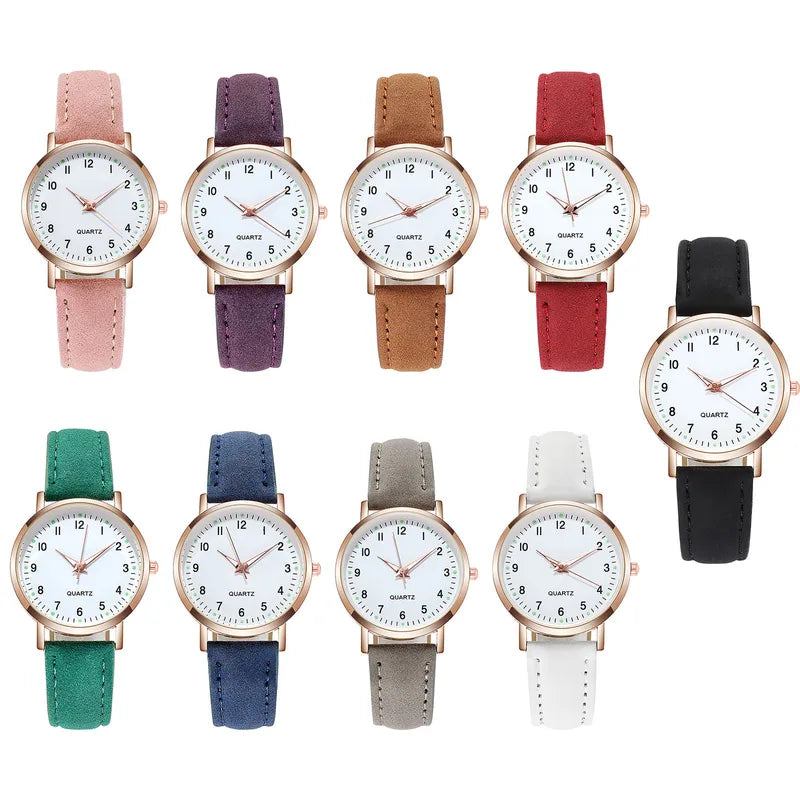 Luxury Women's Diamond-Studded Quartz Watch with Luminous Night Glow