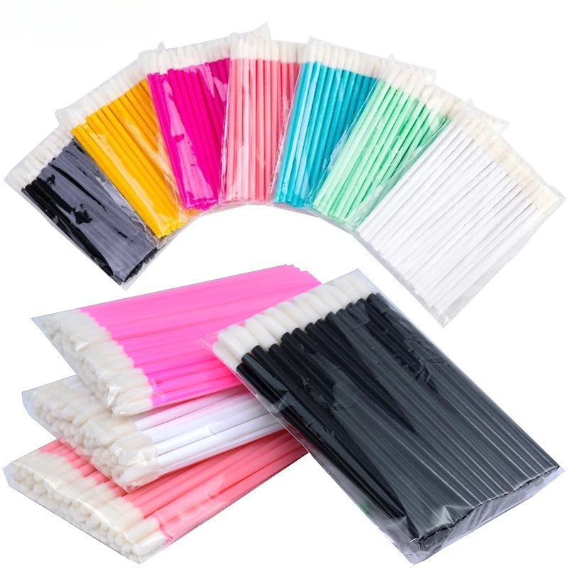 Disposable Lip Wands Applicators 500PCS - Professional Makeup Tools for Lipstick and Gloss