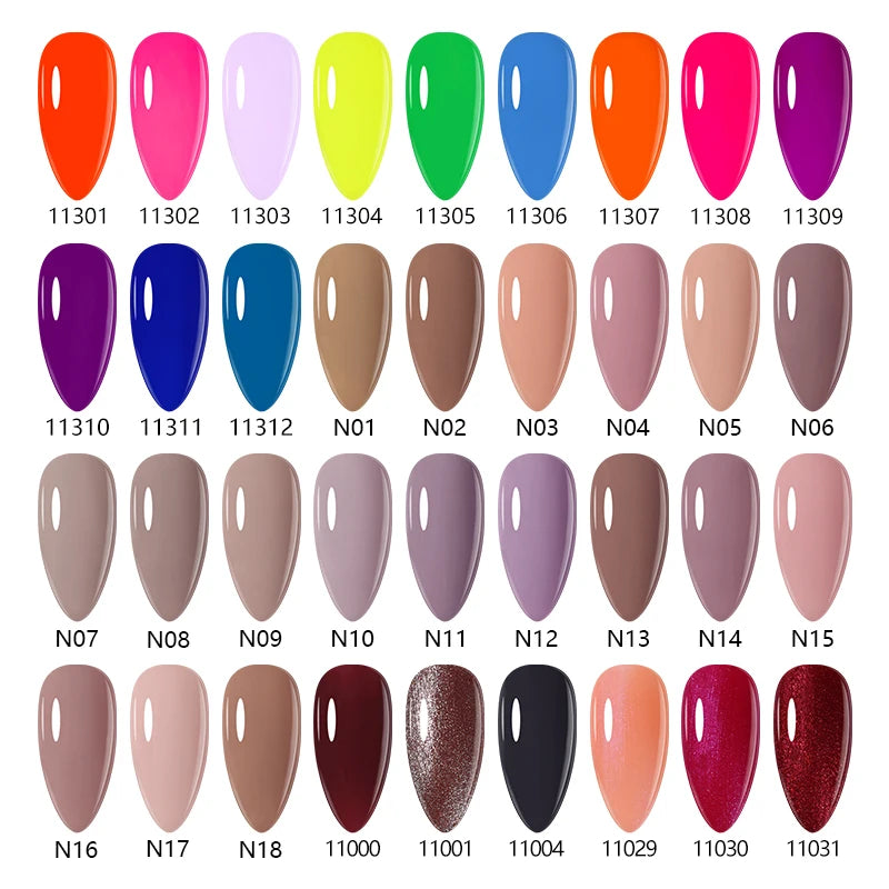 15ml Gel Nail Polish Set - Long Lasting, Soak Off, Hybrid Nail Art