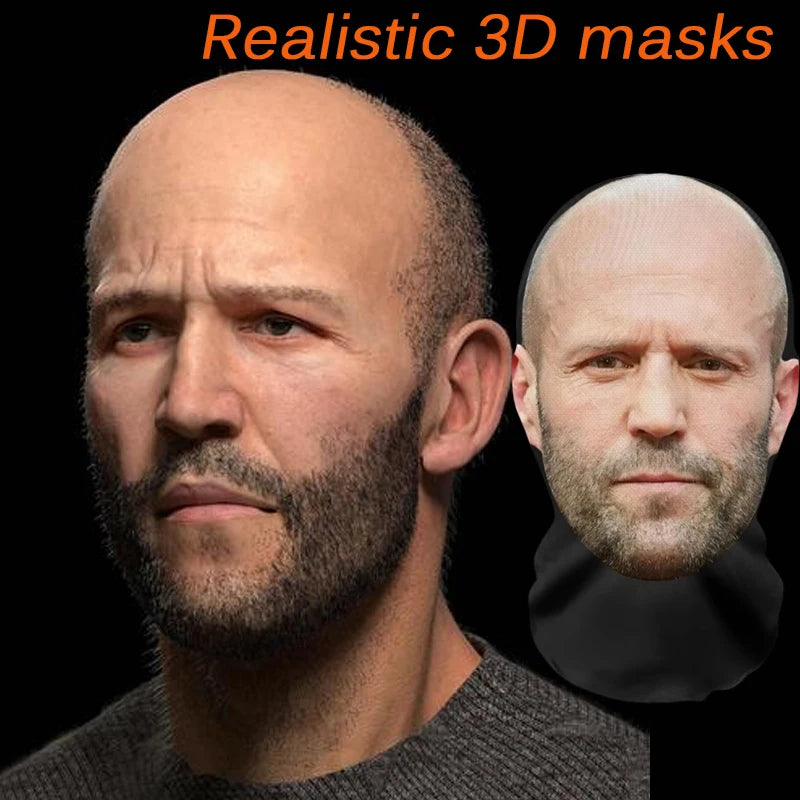 Halloween Cosplay Full Face Mask Headgear for Parties and Events