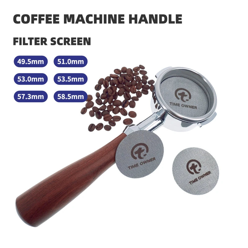 Reusable Coffee Filter Mesh Screen for 49.5mm-58.5mm Espresso Machines