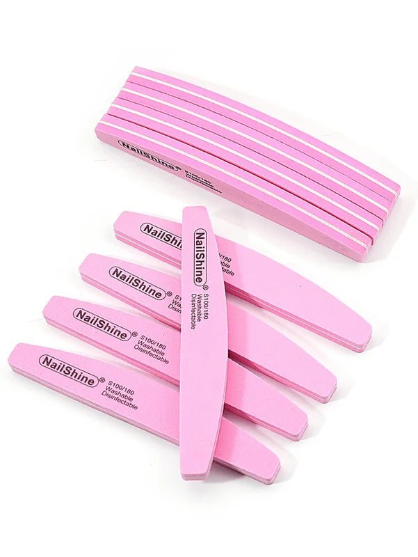 Professional Double-Sided Nail Buffer Block Set for Manicure & Pedicure