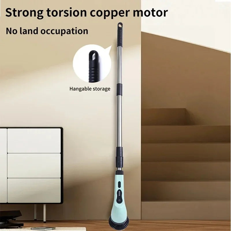Cordless Electric Spin Scrubber Multi-Purpose Cleaning Brush for Kitchen Bathroom