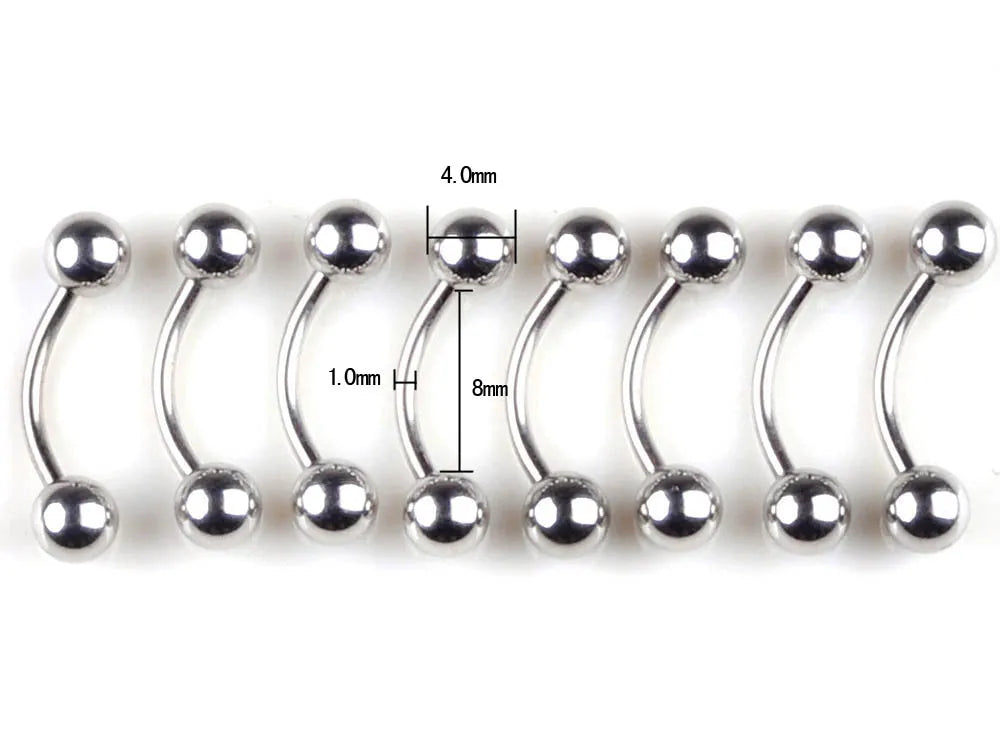 10 Pcs Belly Button Rings Surgical Steel Navel Jewelry Rhinestone Set
