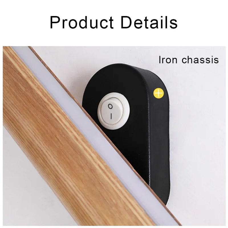 Modern Adjustable LED Wall Lamp with Switch for Indoor Home Decor