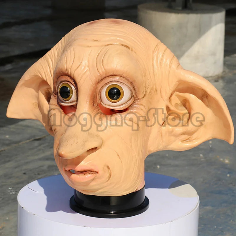 Funny Dobby Elf Halloween Mask - Full Face Cosplay Costume Prop