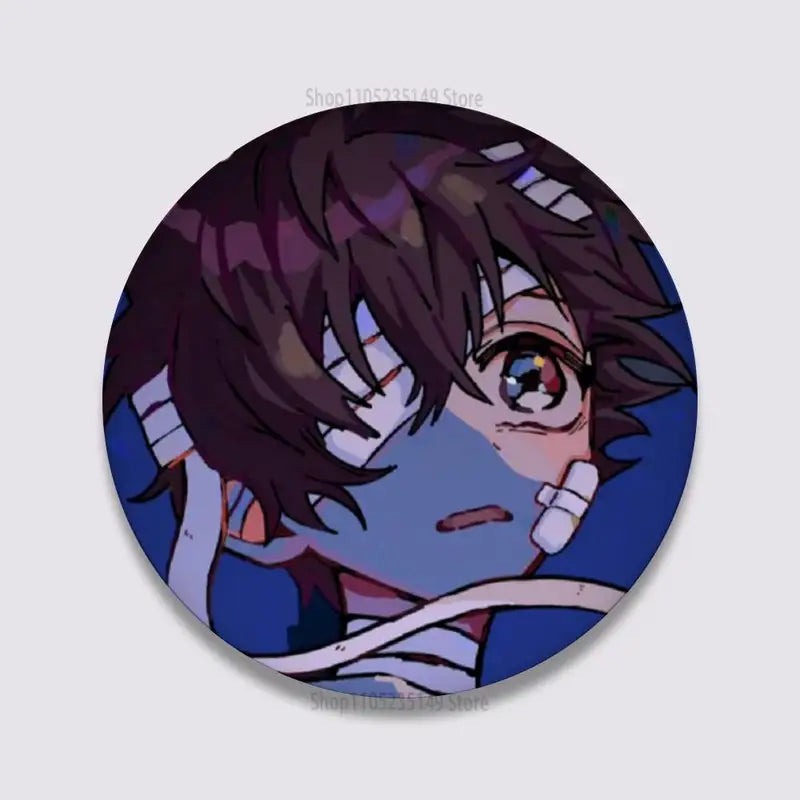 Personalized Round Tinplate Coin Badge - Custom Photo & Text Brooch Pin Accessory