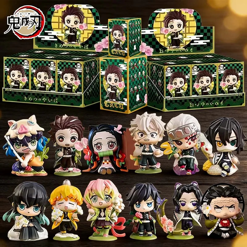 Anime Demon Slayer Model Figures Set - Tanjiro Kamado & Nezuko PVC Collectibles
