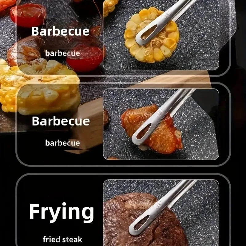 Stainless Steel Multifunctional Barbecue Clips - Durable Kitchen & Camping Tools