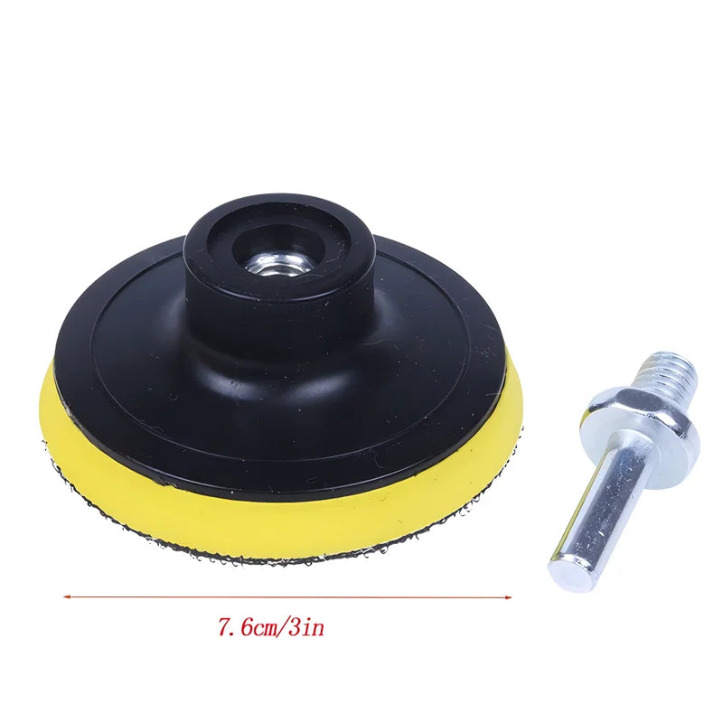 12pcs Car Polishing Buffing Pad Kit – Foam & Wool for Waxing Sealing & Glazing